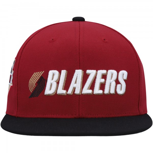 Бейсболка Portland Trail Blazers Mitchell & Ness Hardwood Classics Free Bird - Red