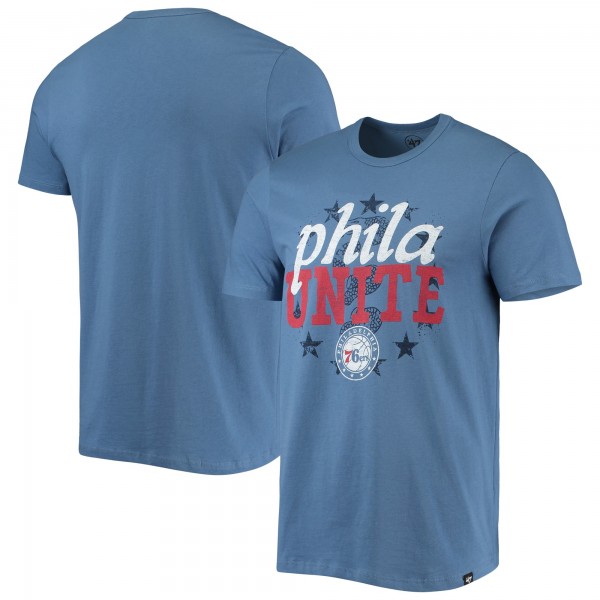 Футболка Philadelphia 76ers '47 Hometown Regional Phila Unite - Royal