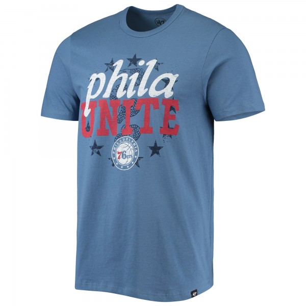 Футболка Philadelphia 76ers '47 Hometown Regional Phila Unite - Royal