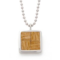 Boston Celtics Tokens and Icons Game Used Parquet Floor Pendant