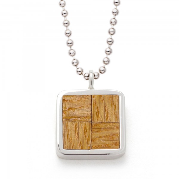 Boston Celtics Tokens and Icons Game Used Parquet Floor Pendant