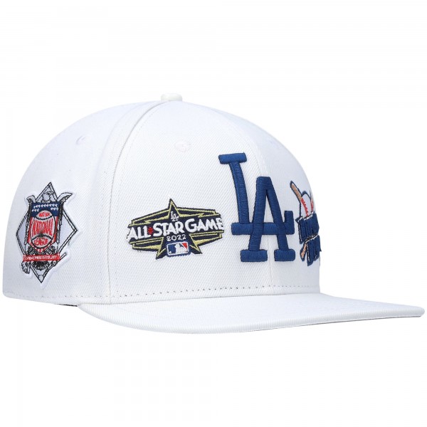 Бейсболка Los Angeles Dodgers Pro Standard All-Star Multi Hit Wool - White