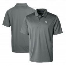 New York Yankees Cutter & Buck Steel Prospect Textured Stretch Polo