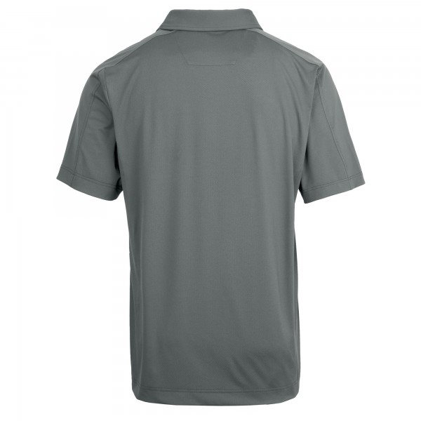 New York Yankees Cutter & Buck Steel Prospect Textured Stretch Polo