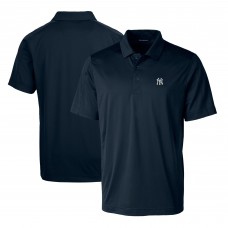 New York Yankees Cutter & Buck Navy Prospect Textured Stretch Polo