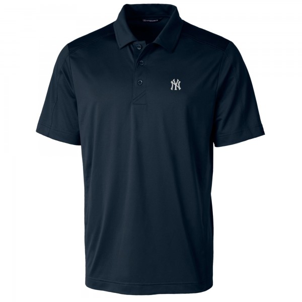 New York Yankees Cutter & Buck Navy Prospect Textured Stretch Polo