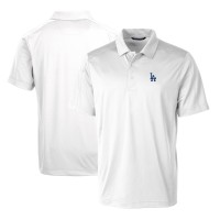 Los Angeles Dodgers Cutter & Buck White Prospect Textured Stretch Polo