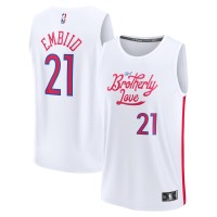 Игровая форма  Joel Embiid Philadelphia 76ers Youth 2022/23 Fastbreak - City Edition - White