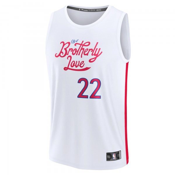 Игровая форма  Matisse Thybulle Philadelphia 76ers Youth 2022/23 Fastbreak - City Edition - White