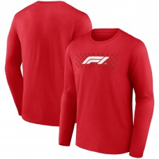 Футболка с длинным рукавом Formula 1 Primary Logo - Red