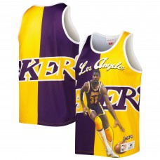 Майка Magic Johnson Los Angeles Lakers Mitchell & Ness Sublimated Player - Purple/Gold