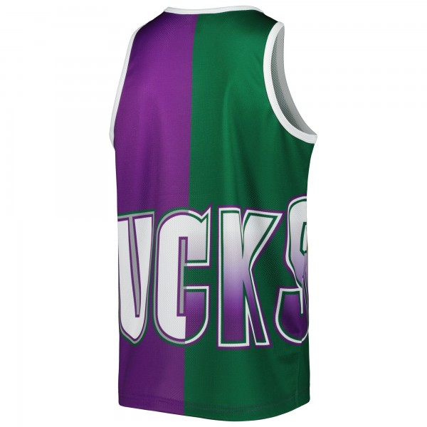Майка Ray Allen Milwaukee Bucks Mitchell & Ness Sublimated Player - Hunter Green/Purple