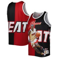 Майка Dwyane Wade Miami Heat Mitchell & Ness Sublimated Player - Black/Red