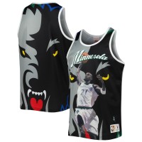 Майка Kevin Garnett Minnesota Timberwolves Mitchell & Ness Sublimated Player - Black/Gray