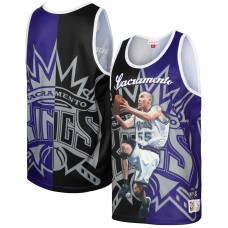 Майка Jason Williams Sacramento Kings Mitchell & Ness Sublimated Player - Black/Purple