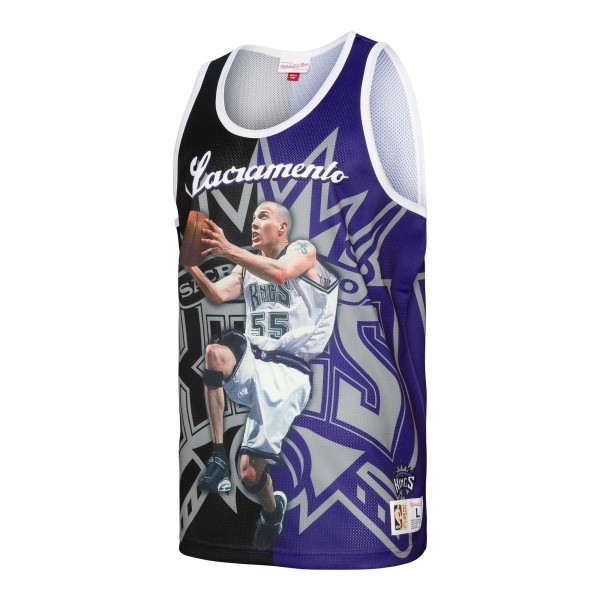 Майка Jason Williams Sacramento Kings Mitchell & Ness Sublimated Player - Black/Purple