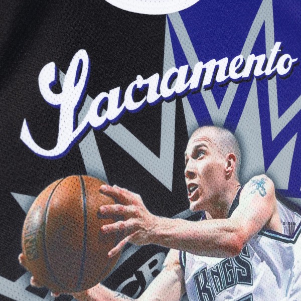 Майка Jason Williams Sacramento Kings Mitchell & Ness Sublimated Player - Black/Purple