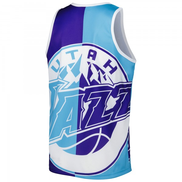 Майка Karl Malone Utah Jazz Mitchell & Ness Sublimated Player - Purple/Turquoise