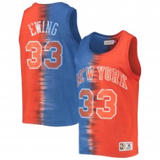 Майка Patrick Ewing New York Knicks Mitchell & Ness Hardwood Classics Tie-Dye - Blue/Orange