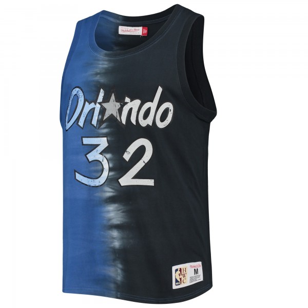 Майка Shaquille O'Neal Orlando Magic Mitchell & Ness Hardwood Classics Tie-Dye - Blue/Black