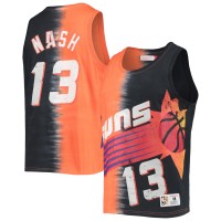 Майка Steve Nash Phoenix Suns Mitchell & Ness Hardwood Classics Tie-Dye - Orange/Black