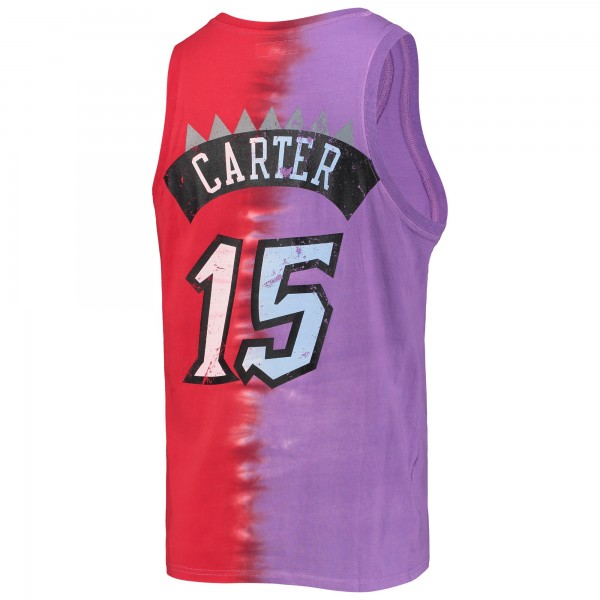 Майка Vince Carter Toronto Raptors Mitchell & Ness Hardwood Classics Tie-Dye - Purple/Red