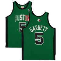 Autographed Boston Celtics Kevin Garnett Fanatics Authentic Italy Mitchell & Ness 2007-08 Replica Jersey