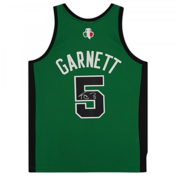 Autographed Boston Celtics Kevin Garnett Fanatics Authentic Italy Mitchell & Ness 2007-08 Replica Jersey