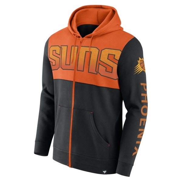 Толстовка на молнии Phoenix Suns Skyhook Colorblock - Black/Orange