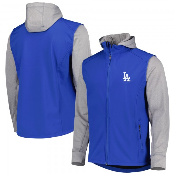 Los Angeles Dodgers Dunbrooke Royal/Heather Gray Alpha Full-Zip Jacket