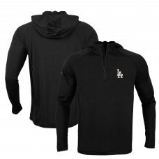 Толстовка на короткой молнии Los Angeles Dodgers Levelwear Zander Insignia Core - Black