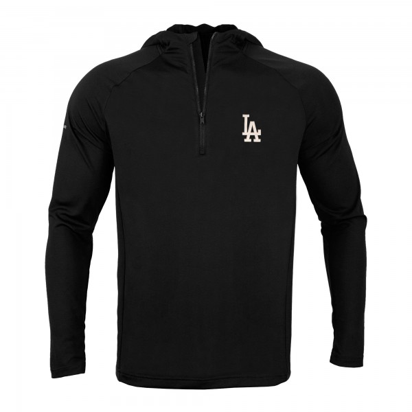 Толстовка на короткой молнии Los Angeles Dodgers Levelwear Zander Insignia Core - Black
