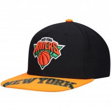 Бейсболка New York Knicks Mitchell & Ness x Lids Current Reload 3.0 - Black/Orange