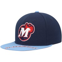 Бейсболка Dallas Mavericks Mitchell & Ness x Lids Hardwood Classics Reload 3.0 - Navy/Light Blue