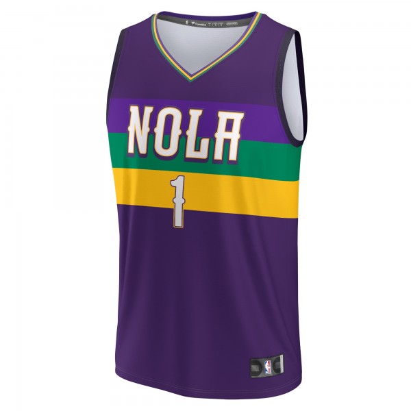 Игровая форма  Zion Williamson New Orleans Pelicans 2022/23 Fastbreak - City Edition - Purple