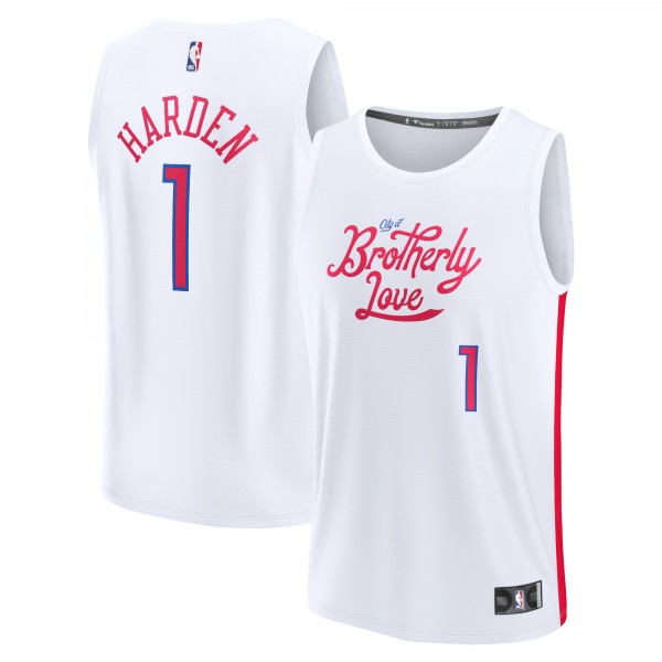 Игровая форма  James Harden Philadelphia 76ers 2022/23 Fastbreak - City Edition - White