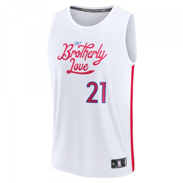 Игровая форма  Joel Embiid Philadelphia 76ers 2022/23 Fastbreak - City Edition - White