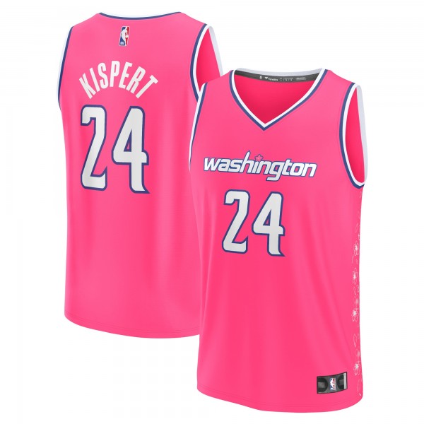 Игровая форма  Corey Kispert Washington Wizards 2022/23 Fastbreak - City Edition - Pink