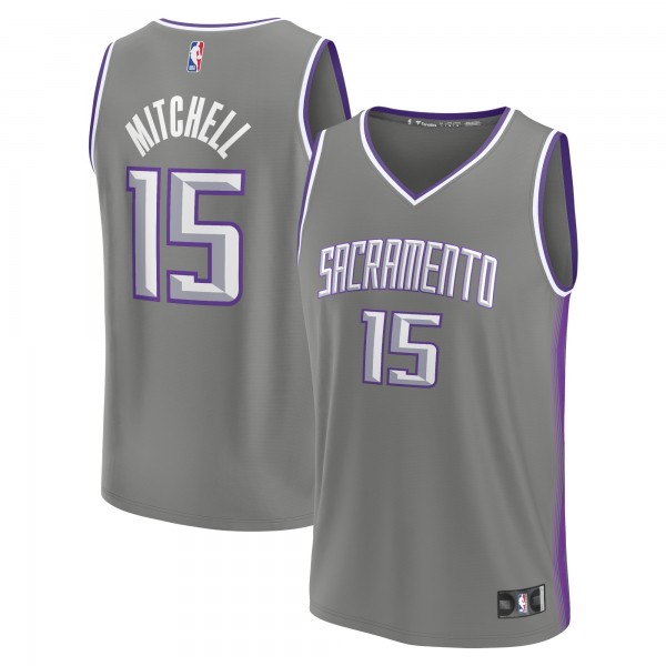 Игровая форма  Davion Mitchell Sacramento Kings 2022/23 Fastbreak - City Edition - Gray