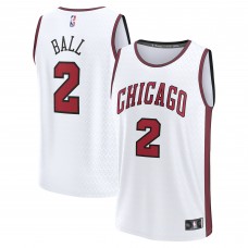 Lonzo Ball Chicago Bulls 2022/23 Fastbreak Jersey - City Edition - White