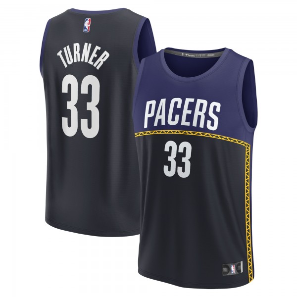 Игровая форма  Myles Turner Indiana Pacers 2022/23 Fastbreak - City Edition - Blue