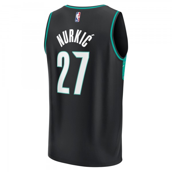 Игровая форма  Jusuf Nurkic Portland Trail Blazers 2022/23 Fastbreak - City Edition - Black