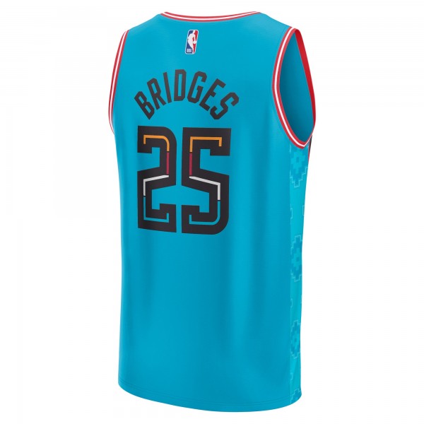 Игровая джерси Mikal Bridges Phoenix Suns Fastbreak - City Edition - Teal