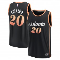 John Collins Atlanta Hawks 2022/23 Fastbreak Jersey - City Edition - Black