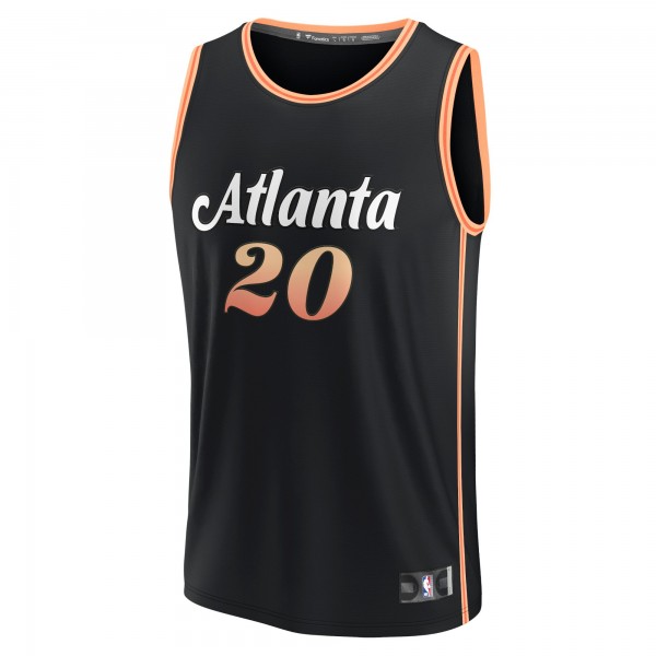 Игровая форма  John Collins Atlanta Hawks 2022/23 Fastbreak - City Edition - Black