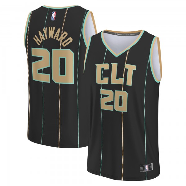Игровая форма  Gordon Hayward Charlotte Hornets 2022/23 Fastbreak - City Edition - Black