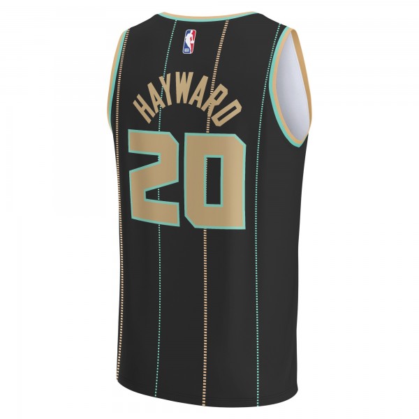 Игровая форма  Gordon Hayward Charlotte Hornets 2022/23 Fastbreak - City Edition - Black