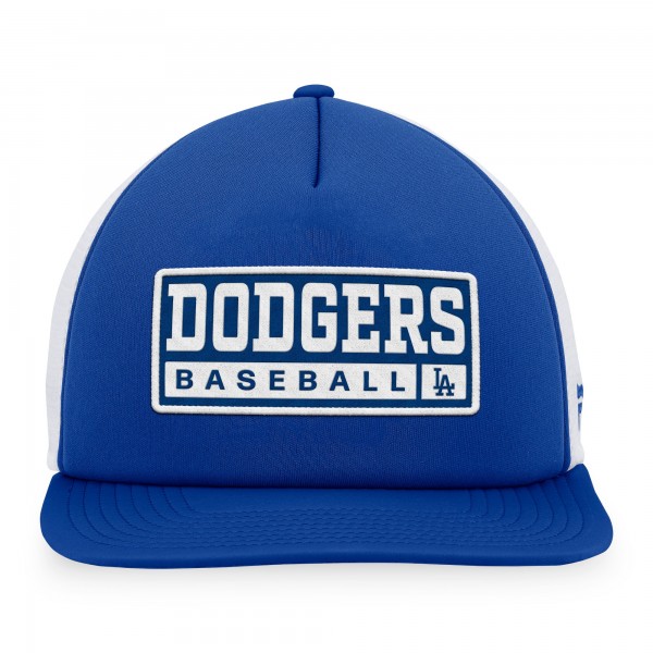 Бейсболка Los Angeles Dodgers Majestic Foam Trucker - Royal/White