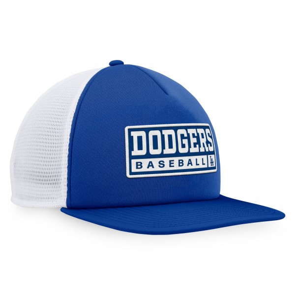 Бейсболка Los Angeles Dodgers Majestic Foam Trucker - Royal/White