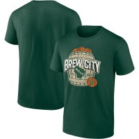 Футболка Milwaukee Bucks Brew City Hometown Collection - Hunter Green